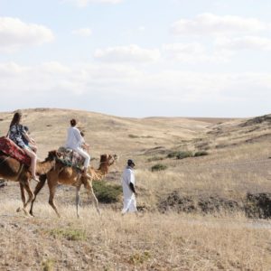 Balade dos Dromadaire desert Agafay Marrakech Terre des Etoiles