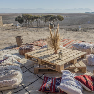 Village Sahraoui Bivouac éphémère Maroc