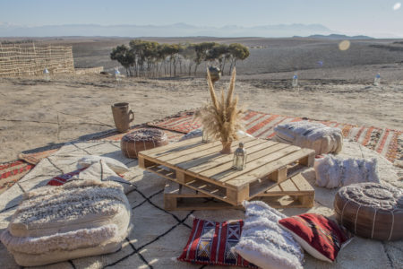 Village Sahraoui Bivouac éphémère Maroc